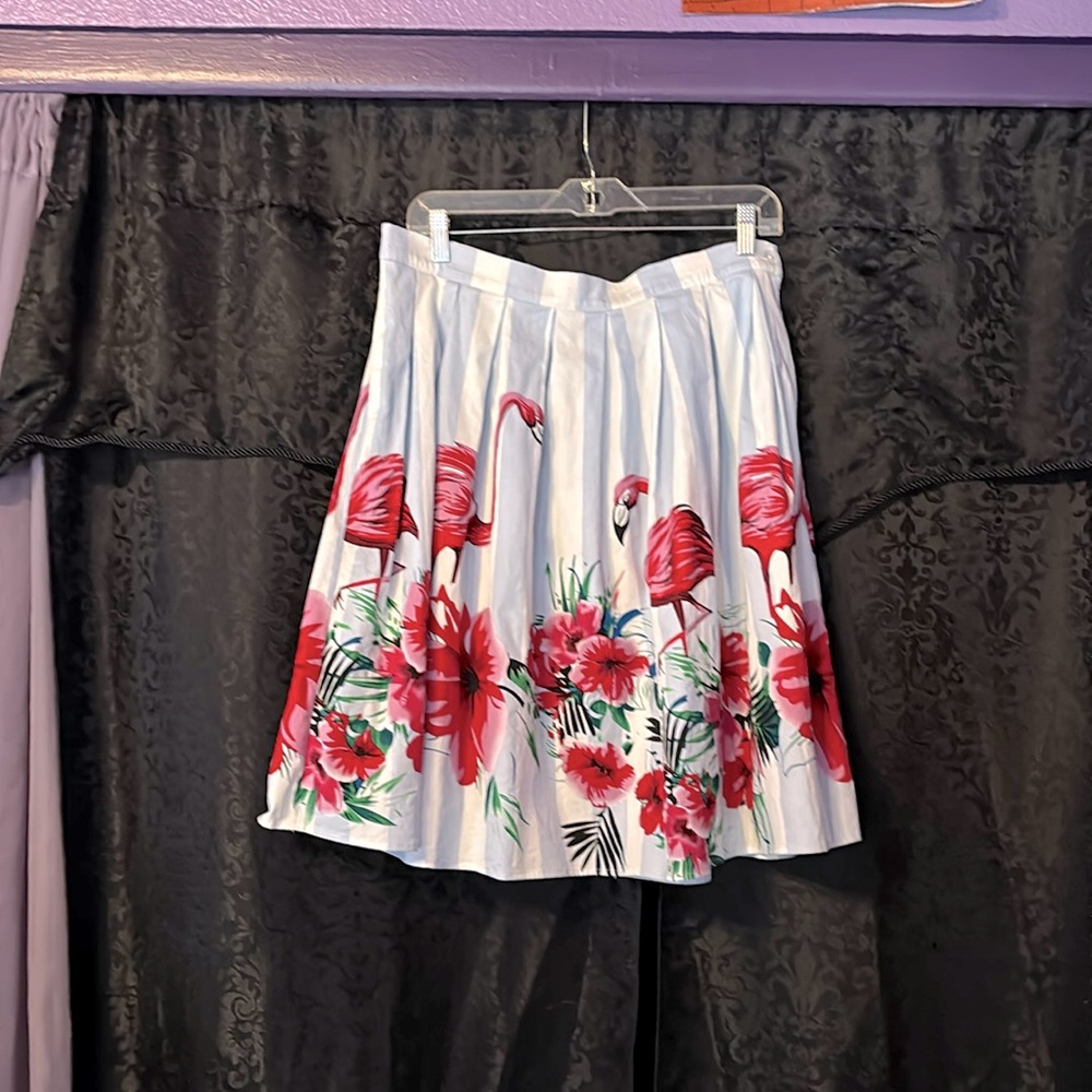 Grace Karin flamingo pinup skirt